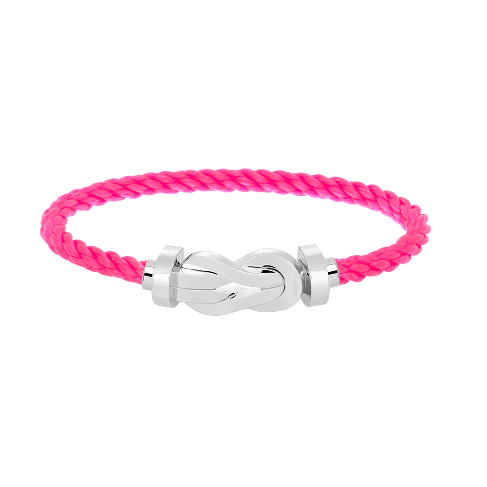 [AuraEcho]CHANCE LARGE 8 FIGURE BUCKLE NO DIAMOND BRACELET SILVER