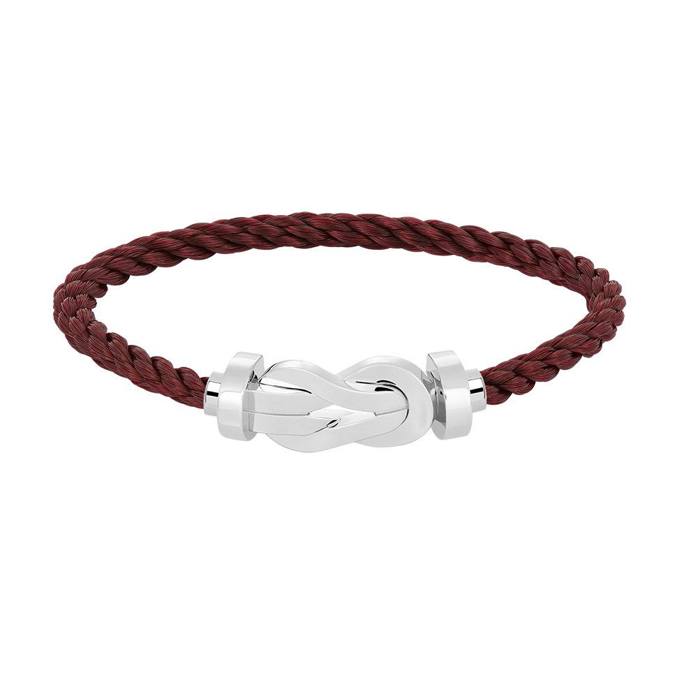 [AuraEcho]CHANCE LARGE 8 FIGURE BUCKLE NO DIAMOND BRACELET SILVER