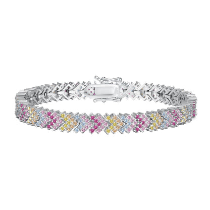 [AuraEcho]Ornate Sparkling Round Cut Party Bracelet