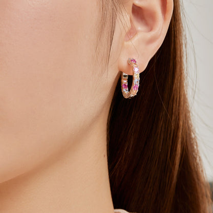 [AuraEcho]Unique Round Cut Daily Earrings