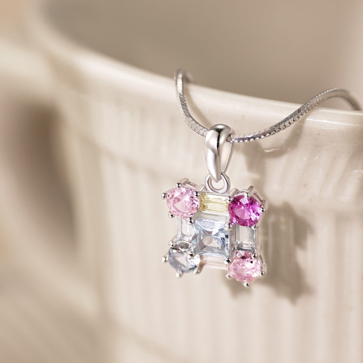 [AuraEcho]Gorgeous Multi Colorful Necklace