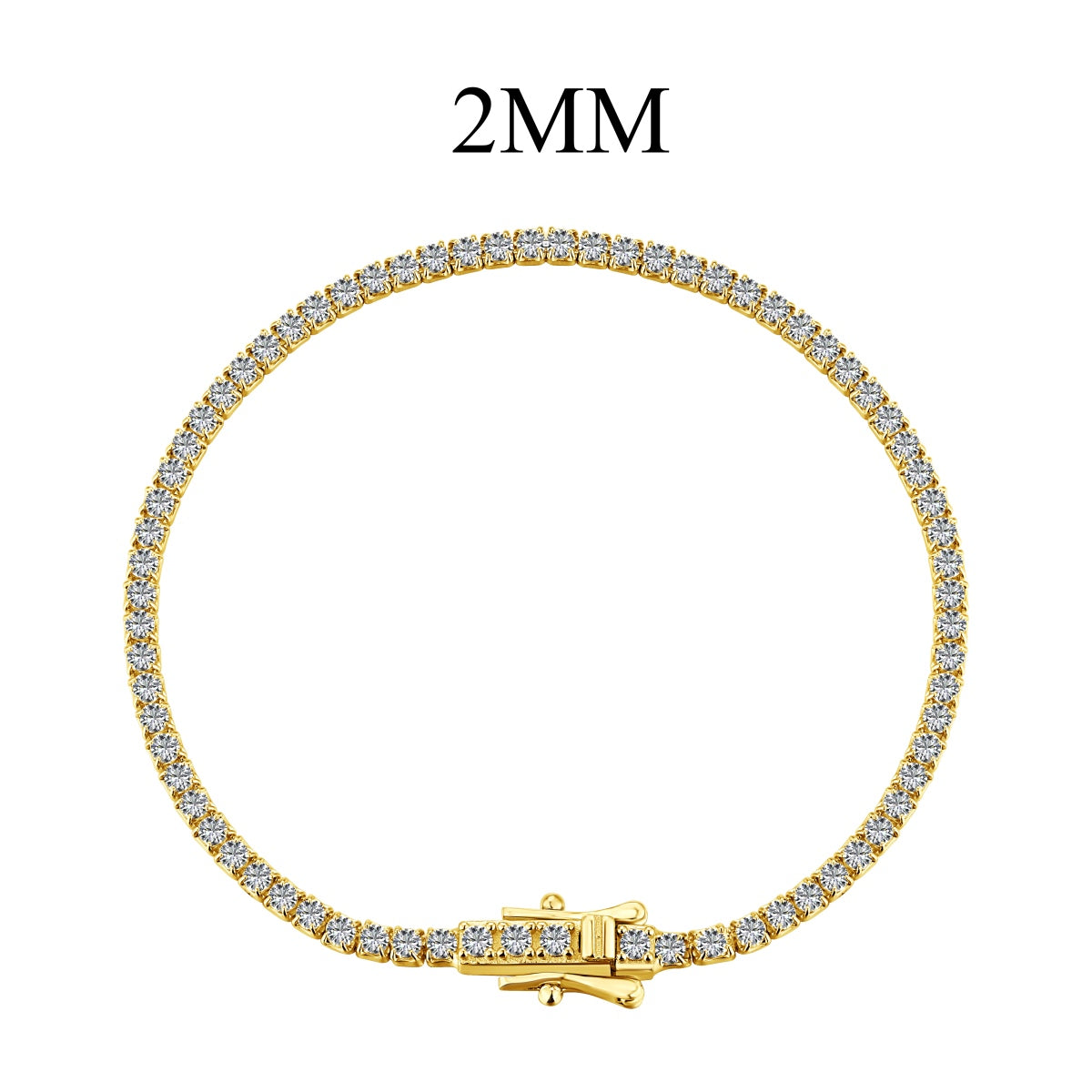 [AuraEcho]Radiant Colorful Round Cut Party Bracelet