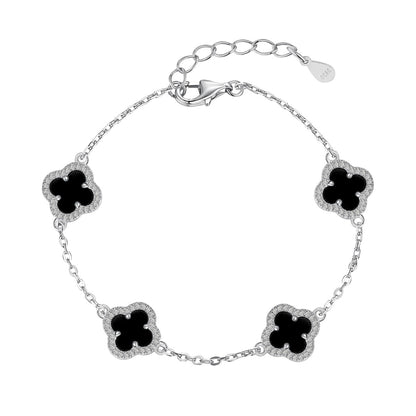[AuraEcho]Four-Leaf Clover Exquisite Bracelet