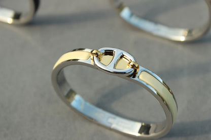 [AuraEcho]CLIC CHAINE SILVER BRACELET