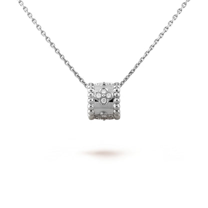 [AuraEcho]PERLEE PEDANT SIVLER DIAMOND NECKLACE