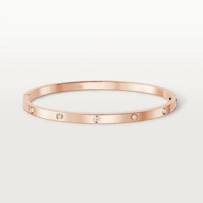 [AuraEcho]LOVE BRACELET 3.65MM 10 DIAMONDS