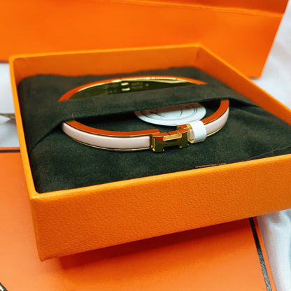 [AuraEcho]CLASSIC HM CLIC  PINK 8MM ENAMEL BRACELET