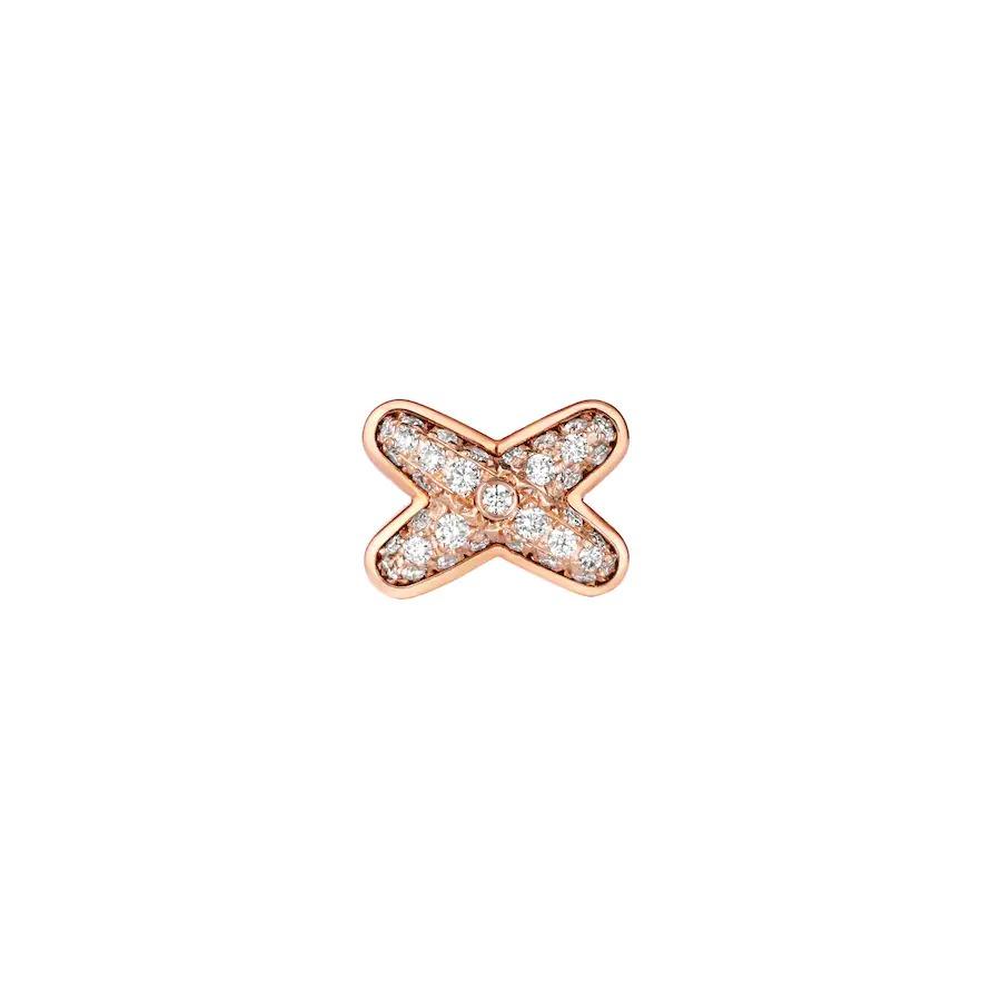 [AuraEcho]JEUX DE PINK GOLD DIAMOND EARRINGS